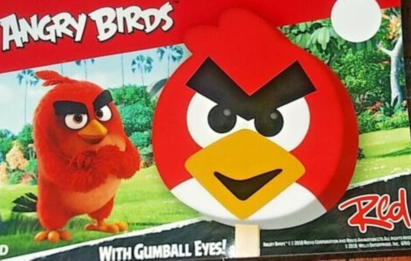blue bunny angry bird ice cream