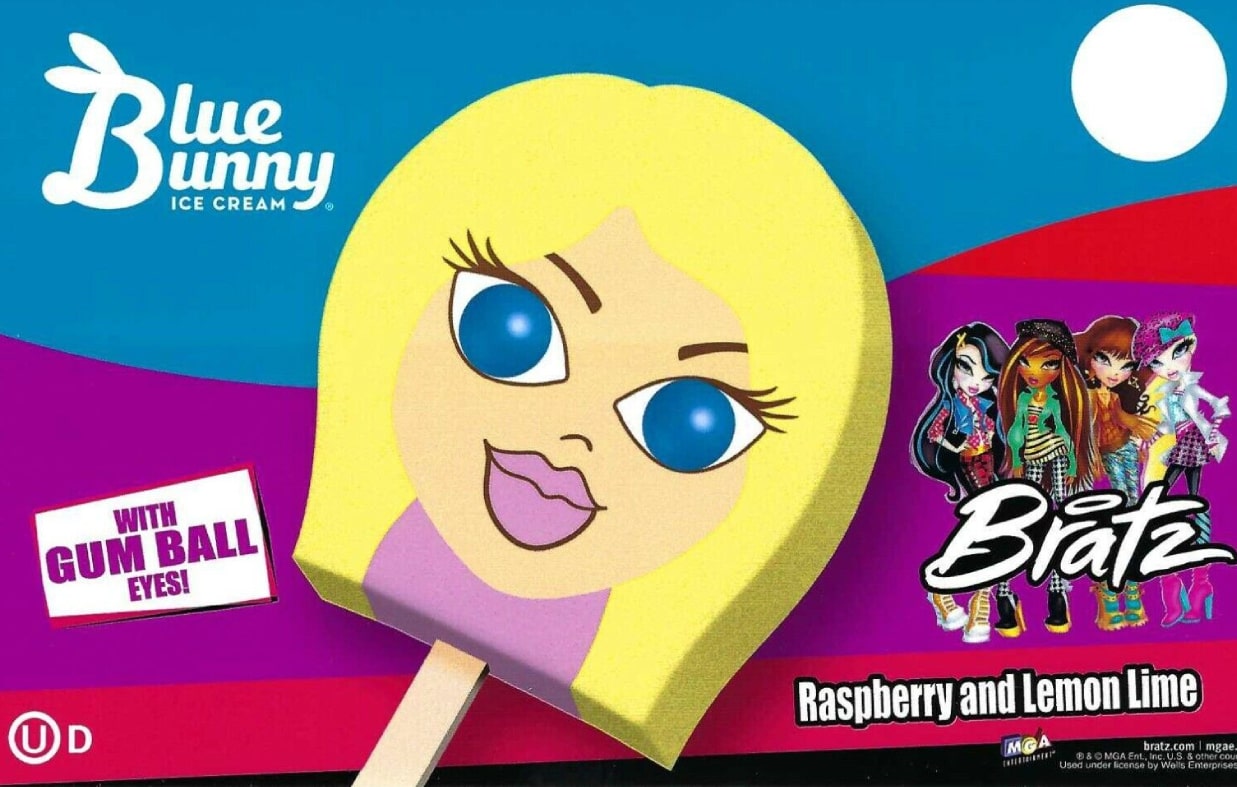 Blue Bunny - Bratz Ice Cream Bar - Super Star Ice Cream