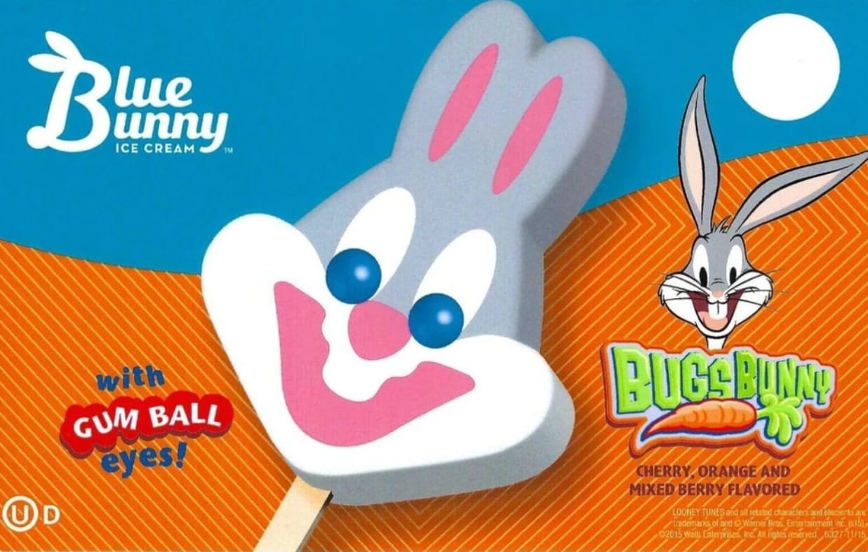 blue bunny bugs bunny bar
