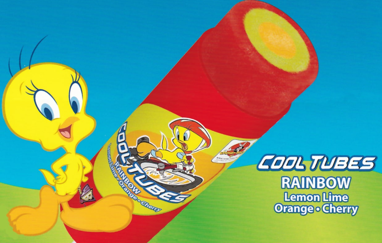 Blue Bunny - Looney Tunes, (Tweety Bird) RAINBOW Ice cream - Super Star ...