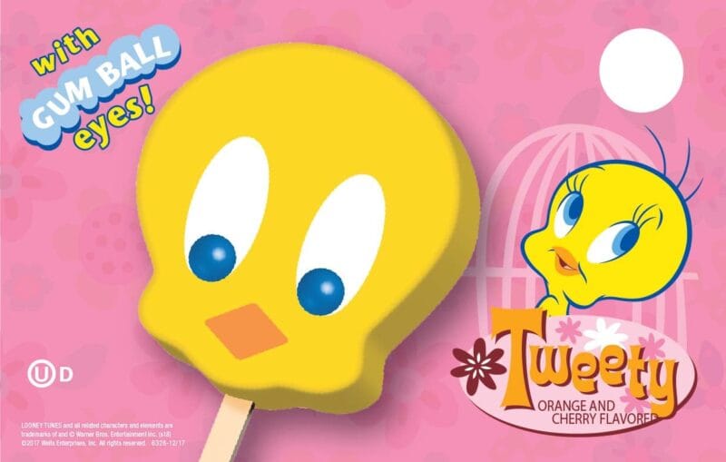 blue bunny tweety gumball popsicles