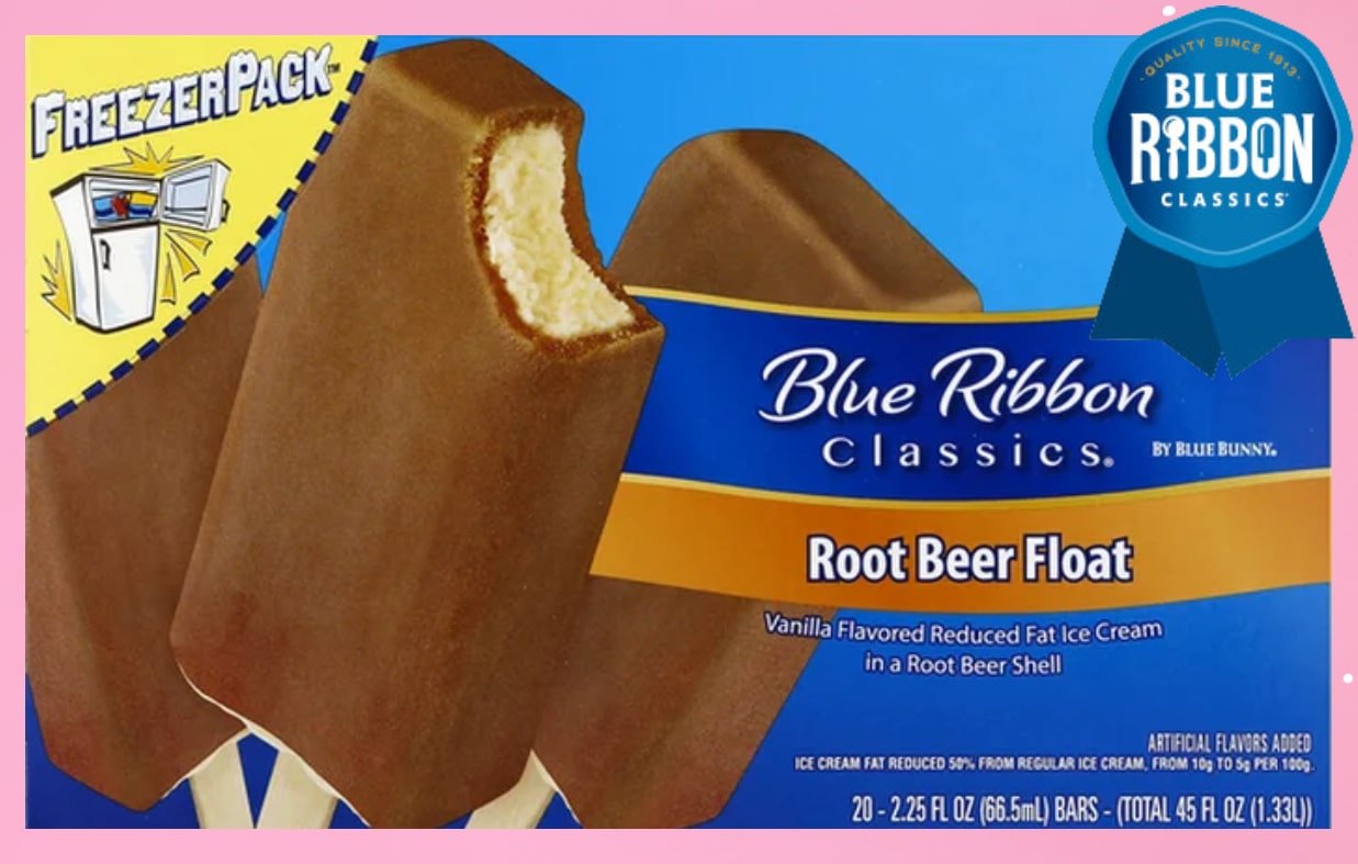 blue ribbon classics root beer float