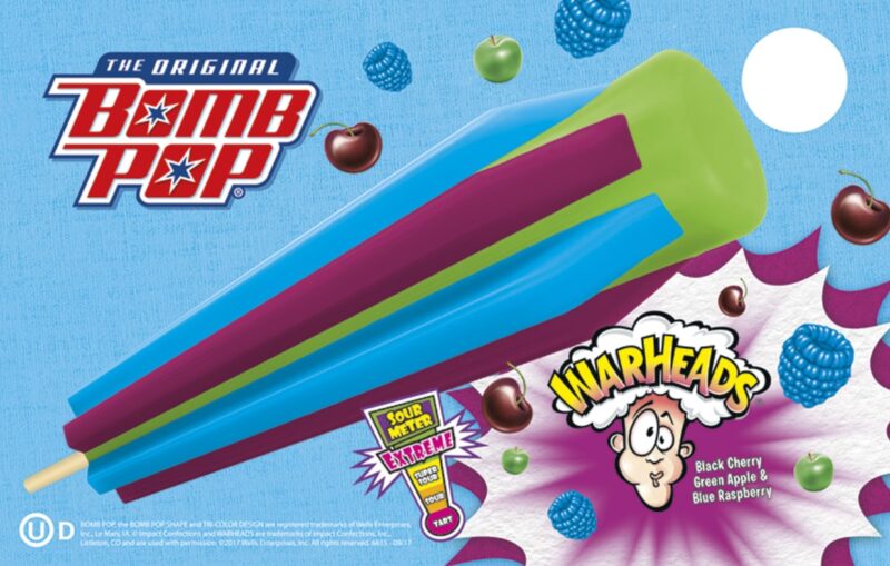 Bomb Pop Warheads - Super Star Ice Cream