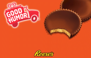 Good Humor Reeses Peanut Butter Ice Cream Cups available at Super Star Ice Cream Truck in Massachusetts.