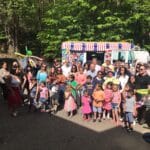 Ice cream truck serving guests at a Sudbury community event