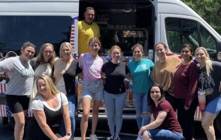 Ice cream truck rental Brookline Arlington serving party guests and for Ice Cream Truck Gloucester