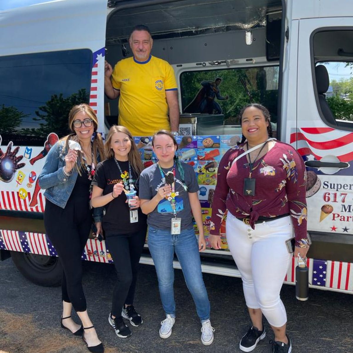 Ice cream truck rental for birthday party in Cambridge MA