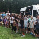 Ice cream truck serving guests at a Dedham or Norwood event for Ice Cream Truck Rental Dedham