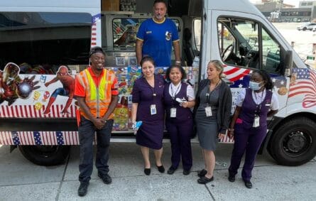 Tewksbury ice cream truck rental at a local family event