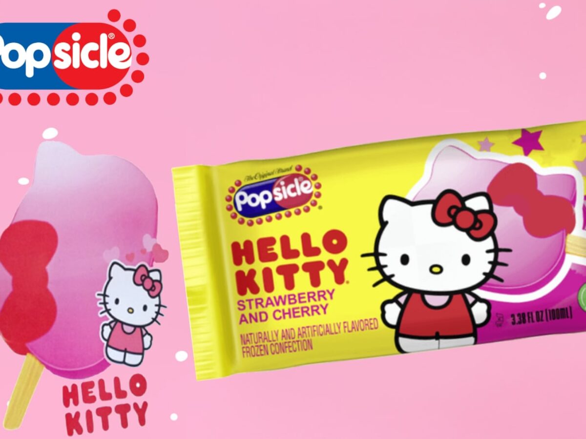 Hello Kitty Popsicle – Strawberry & Cherry