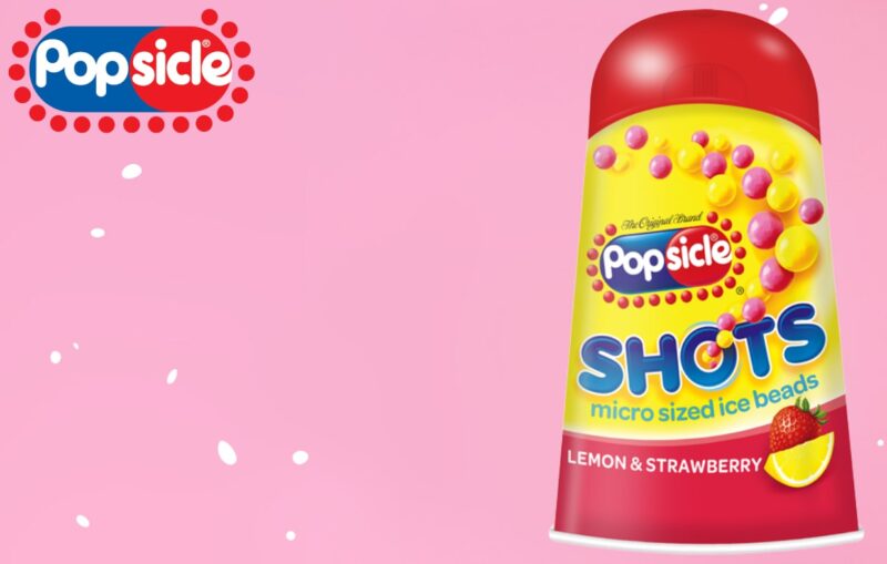 popsicle pop shots micro sized ice beads lemon strawberry
