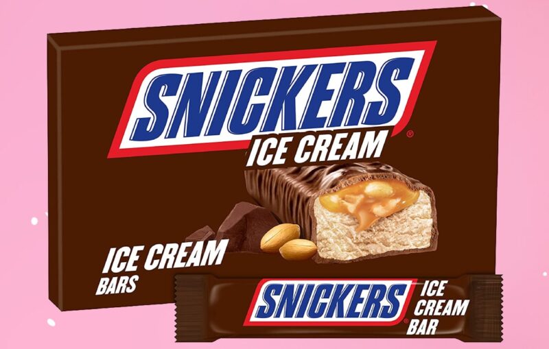 snickers ice cream bars
