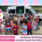 Andover birthday ice cream truck for kids parties