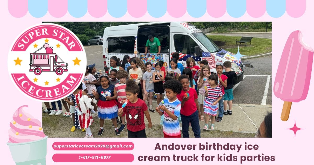 Andover birthday ice cream truck for kids parties