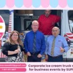 Corporate ice cream truck rental in Somerville for business events by SUPER STAR ICE CREAM