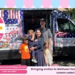 Ice cream truck rental Methuen serving kids at local park and Ice Cream Truck Methuen