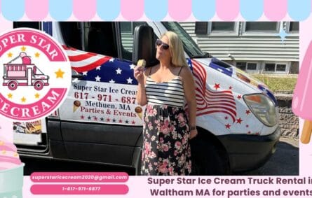 Super Star Ice Cream Truck Rental in Waltham MA for parties and events