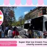 Boston fundraising ice cream truck serving charity event