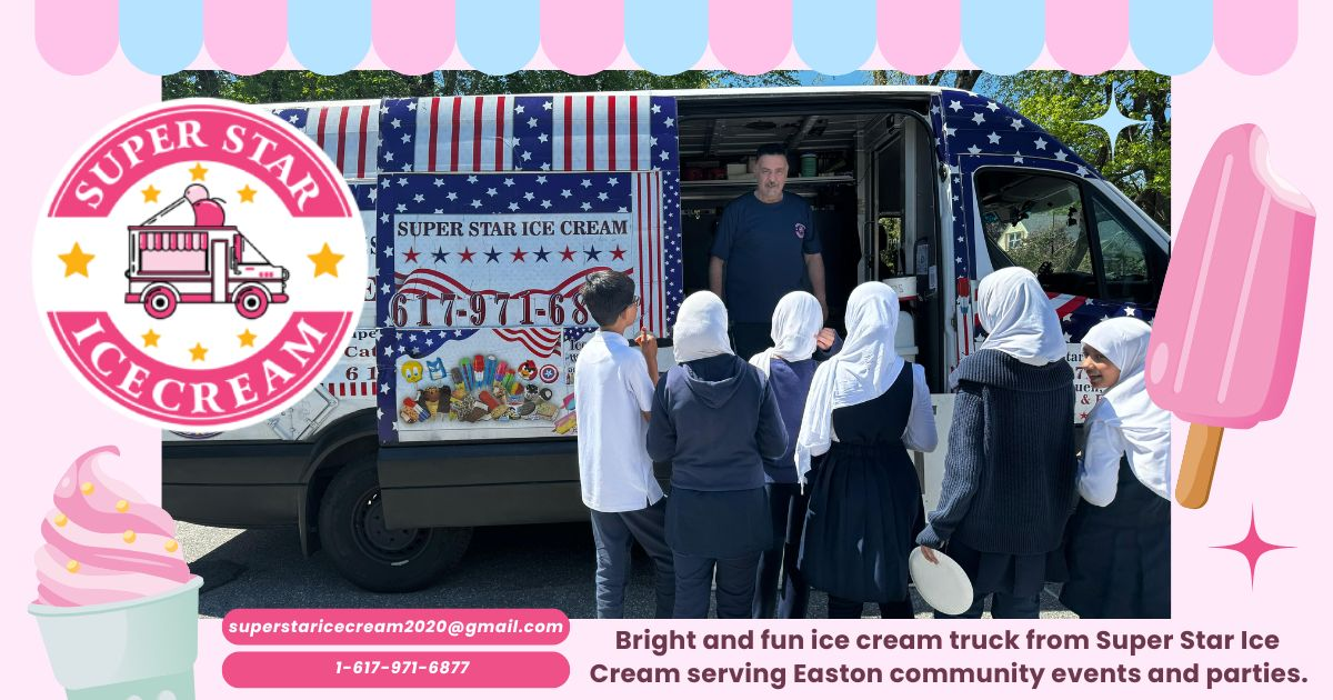 Ice cream truck rental in Easton by Super Star Ice Cream for Ice Cream Truck Easton