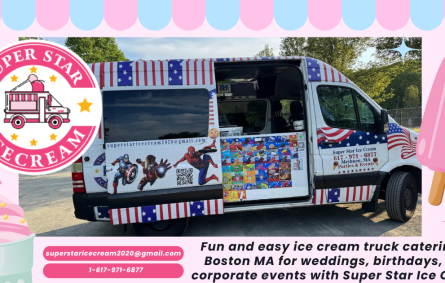 Ice cream truck catering Boston for parties and events
