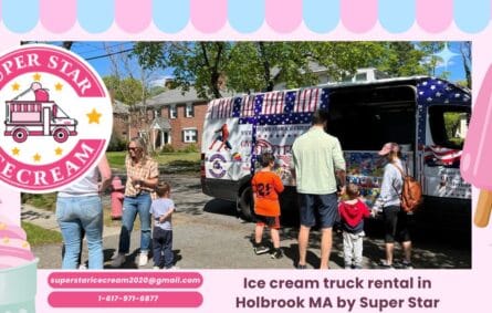 Ice cream truck rental in Holbrook MA by Super Star