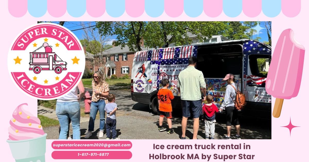 Ice cream truck rental in Holbrook MA by Super Star