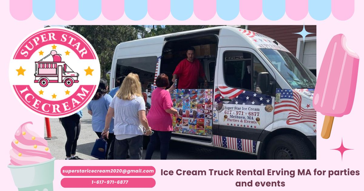 Ice Cream Truck Rental Erving MA for parties and events