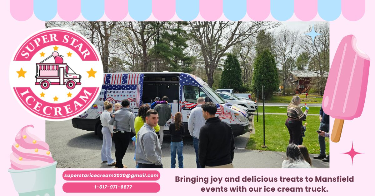 Ice Cream Truck Rental in Mansfield by SUPER STAR ICE CREAM at a local party for Ice Cream Truck Mansfield