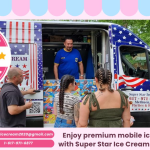 Newbury Ice Cream Truck Rental by Super Star serving happy families and Ice Cream Truck Newbury