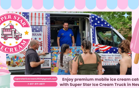 Newbury Ice Cream Truck Rental by Super Star serving happy families and Ice Cream Truck Newbury