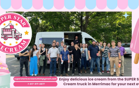 Super Star Ice Cream Truck rental serving fresh ice cream in Merrimac, Massachusetts and Ice Cream Truck Merrimac