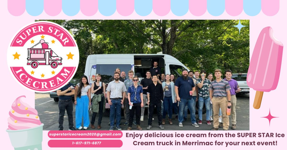 Super Star Ice Cream Truck rental serving fresh ice cream in Merrimac, Massachusetts and Ice Cream Truck Merrimac