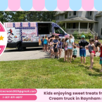 Super Star Ice Cream truck serving kids in Raynham MA