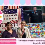 Super Star Ice Cream Truck serving treats in Shirley MA