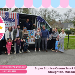 Super Star Ice Cream truck serving at Stoughton event