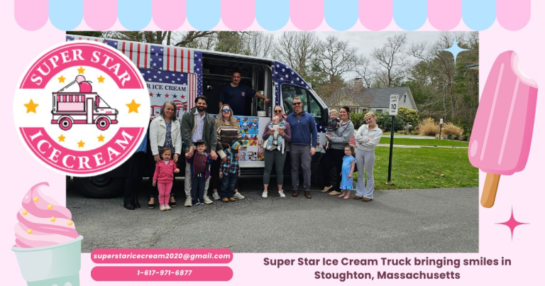 Rent Ice Cream Truck Stoughton with SUPER STAR ICE CREAM Today!