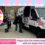 Super Star Ice Cream Truck serving kids in Topsfield MA
