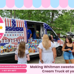 Super Star Ice Cream truck serving happy kids in Whitman MA