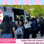 Super Star Ice Cream Truck rental in Winchester MA at a local event