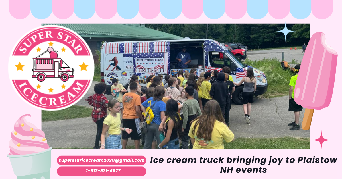 Ice cream truck bringing joy to Plaistow NH events