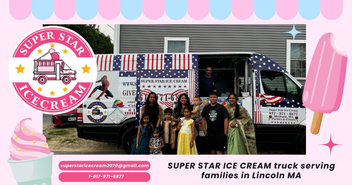 Ice cream truck rental Lincoln MA for parties and events and Ice Cream Truck Lincoln