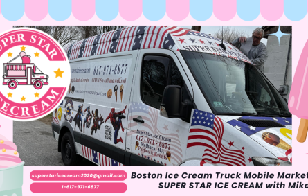 Boston Ice Cream Truck Mobile Marketing by SUPER STAR ICE CREAM with Mike