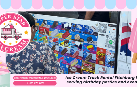 Ice Cream Truck Rental Fitchburg MA serving birthday parties and events
