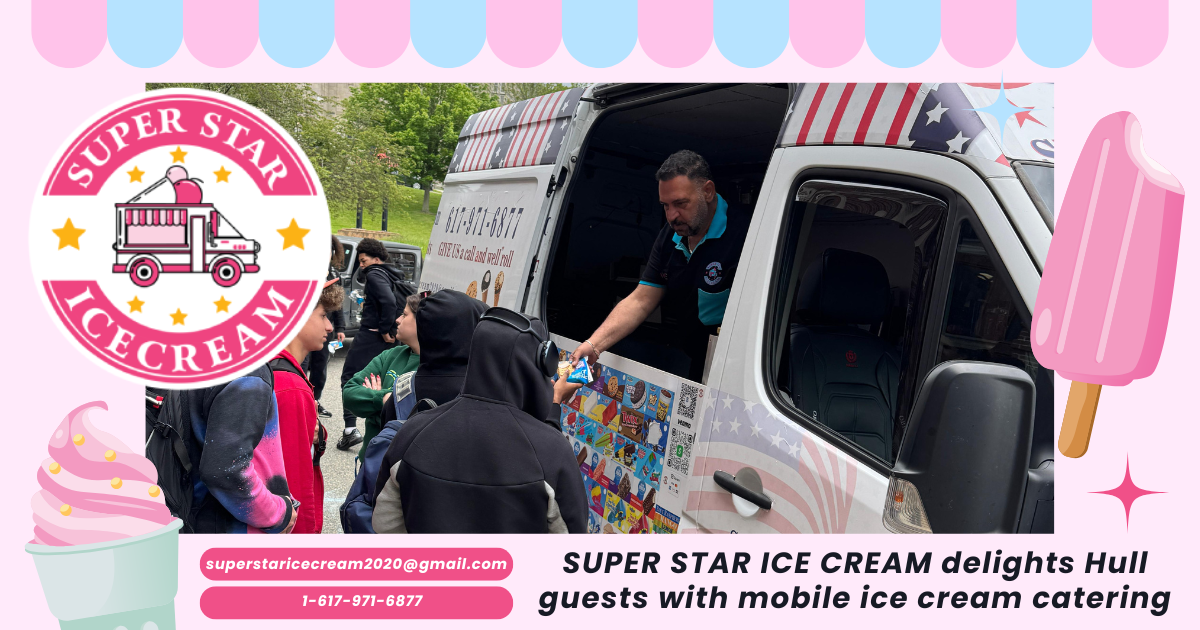 Hull Ice Cream Truck Catering serving guests at a community event