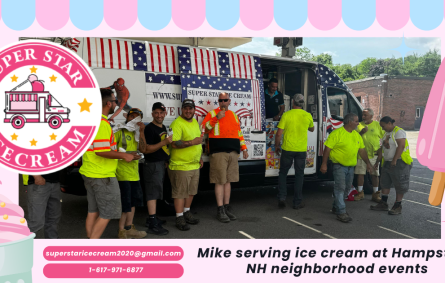 Ice cream truck Hampstead NH serving local events