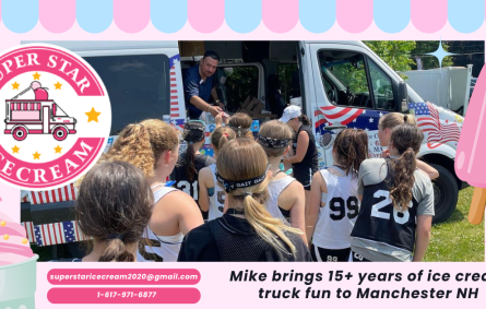 Ice cream truck in Manchester NH serving events