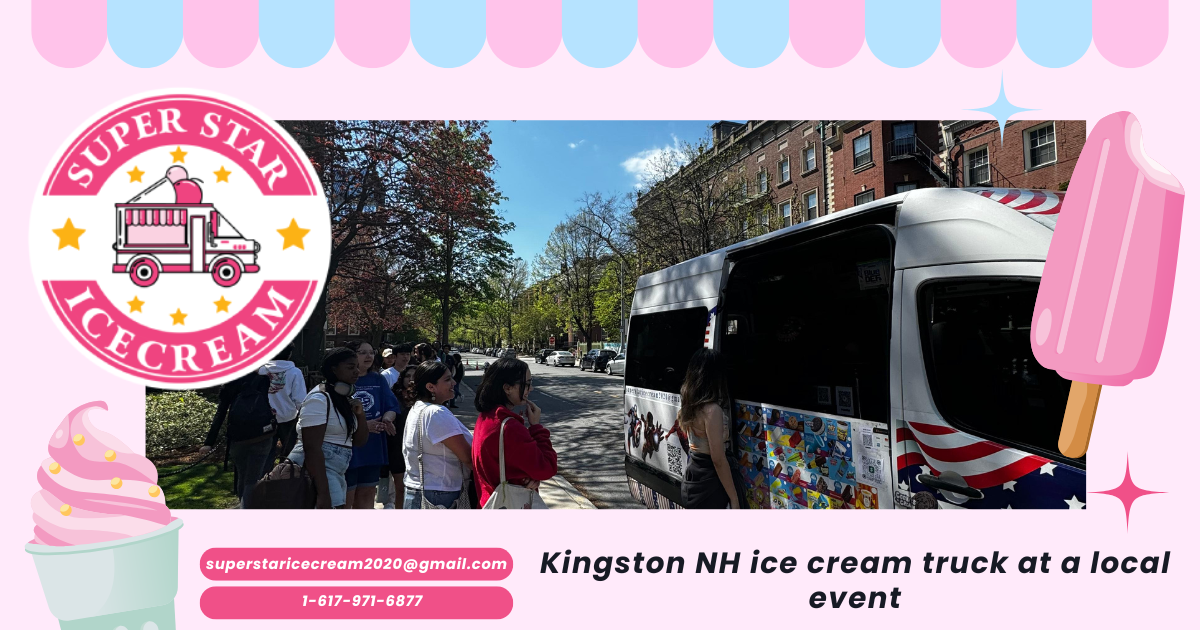 Kingston NH ice cream truck at a local event