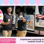 Newton MA company outing with ice cream truck rental