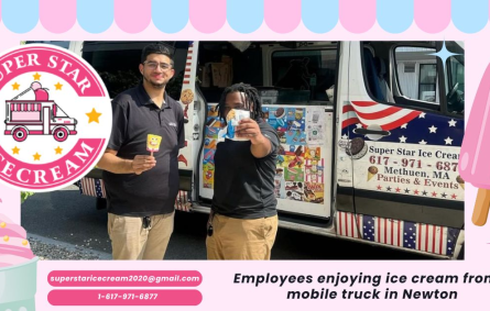 Newton MA company outing with ice cream truck rental