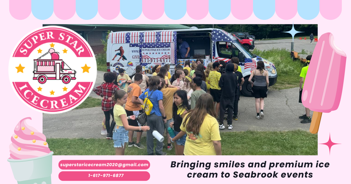 Seabrook NH ice cream truck serving families and kids